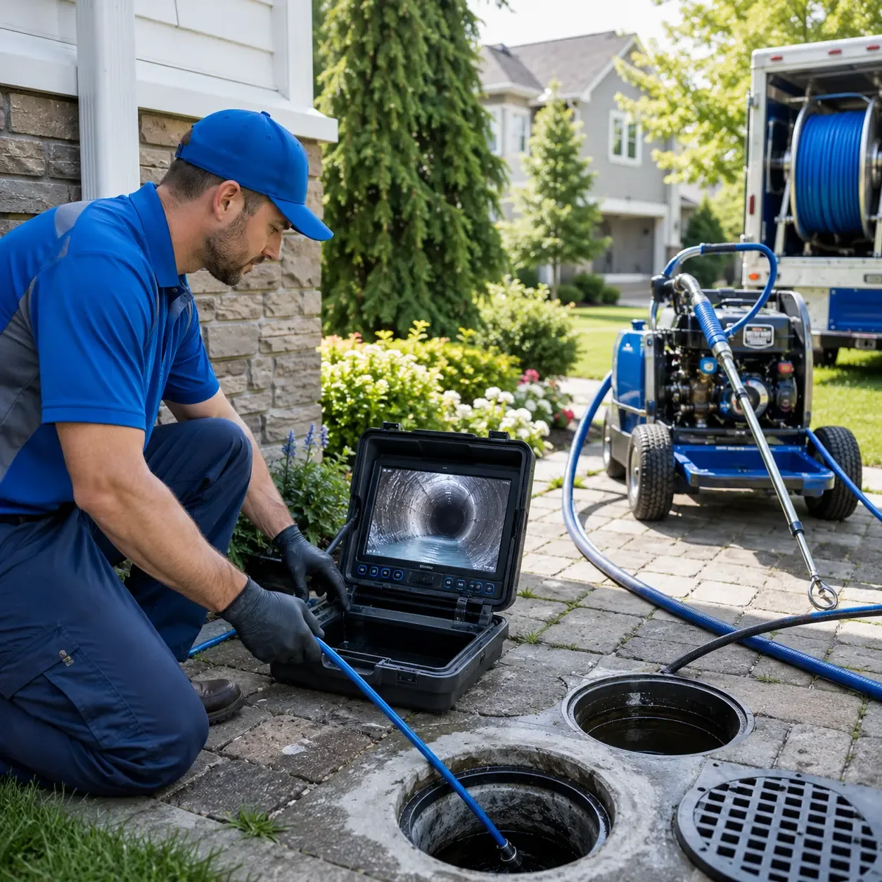 Outdoor drain cleaning professionals serving Blossburg, PA